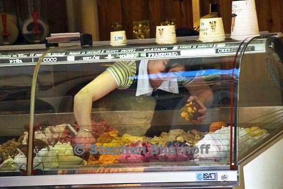 ice cream shop graphic